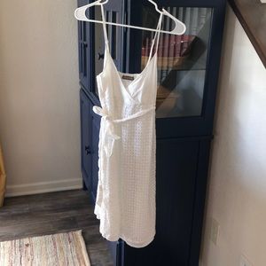Tommy Bahama White Spaghetti Strap Lace Sundress